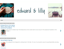 Tablet Screenshot of edwardandlilly.com